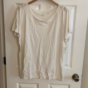 Talbots basic white T-shirt